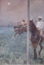 Jockeys avant la course